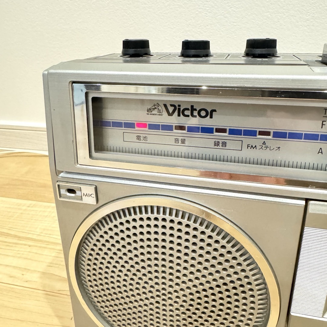 Victor - 【動作品】 Victor RC-555 昭和銘機 ラジカセ カセットデッキ