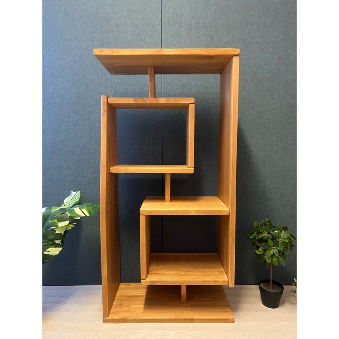 在庫整理】 オープンラック アシンメトリー 120 Pa Lオーク 312の通販