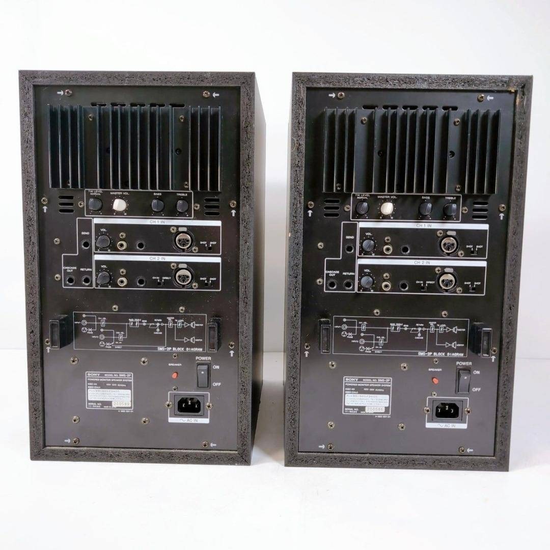 SONY - SONY ソニー SMS-2P パワードスピーカー ペア スタジオモニター