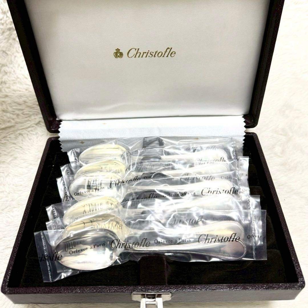 Christofle - 未使用品✨ 箱付 Christofle スプーン 6本セット 銀食器