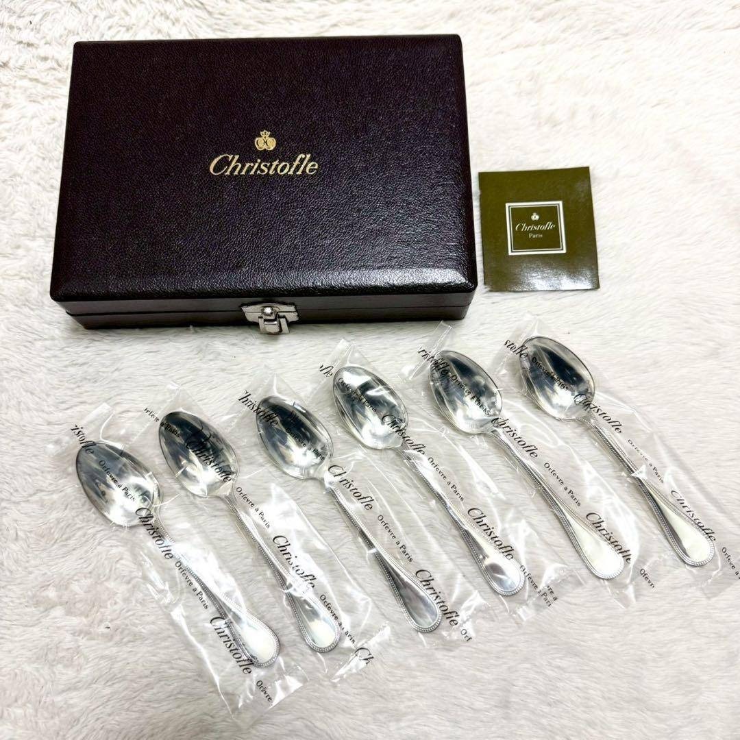 Christofle - 未使用品✨ 箱付 Christofle スプーン 6本セット 銀食器
