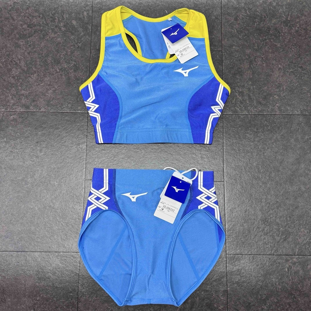 MIZUNO - ミズノ 女子陸上ユニフォーム上下セット Mサイズ サックス