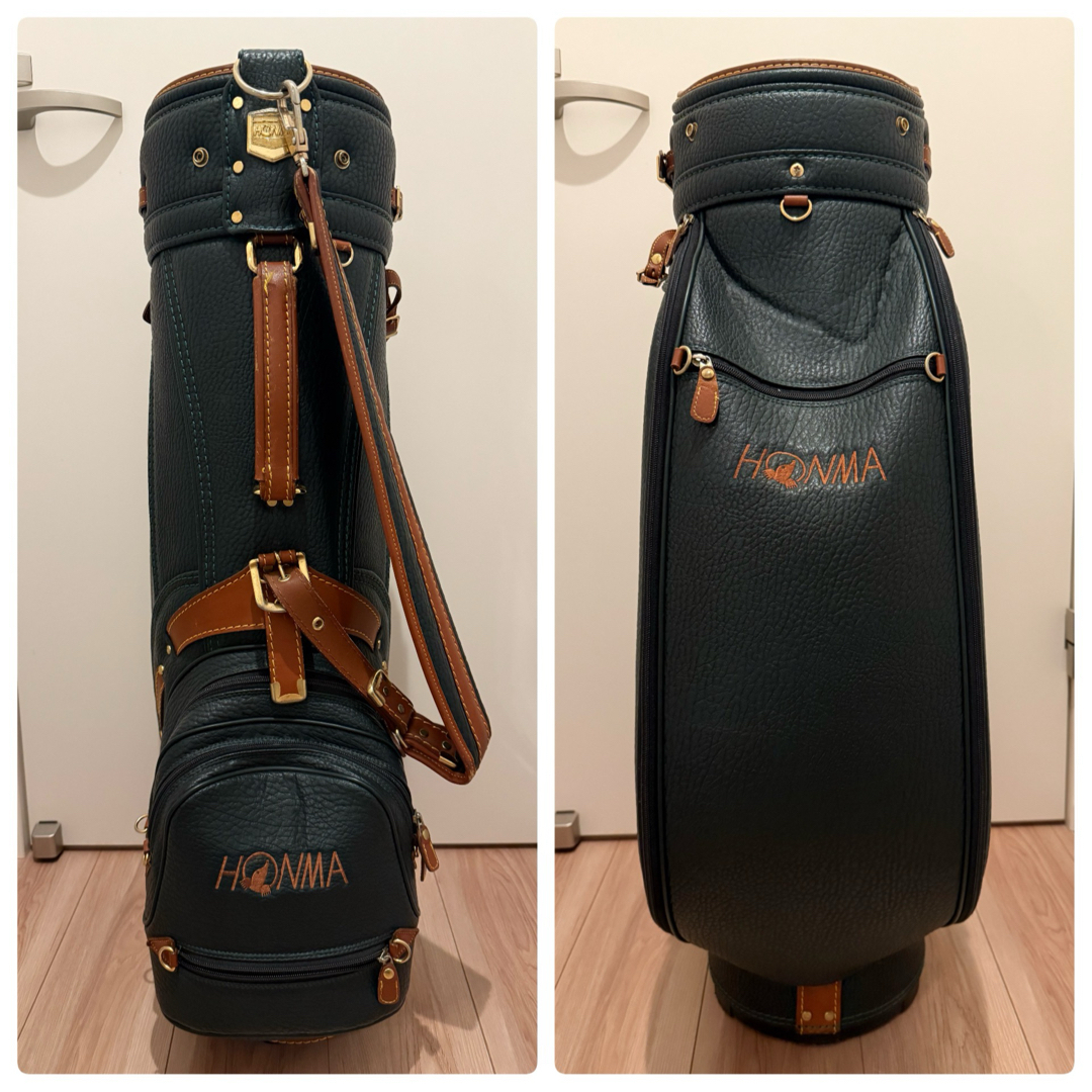 本間ゴルフ - 牛革 HONMA ホンマ ヘリテイジ キャディバッグ ゴルフ