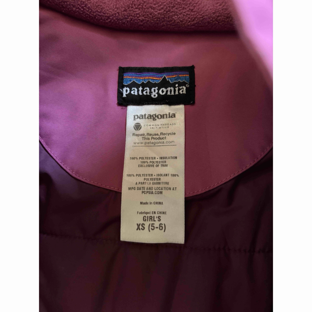 patagonia - patagonia ピンク スキーウェア ガールズXSの通販 by
