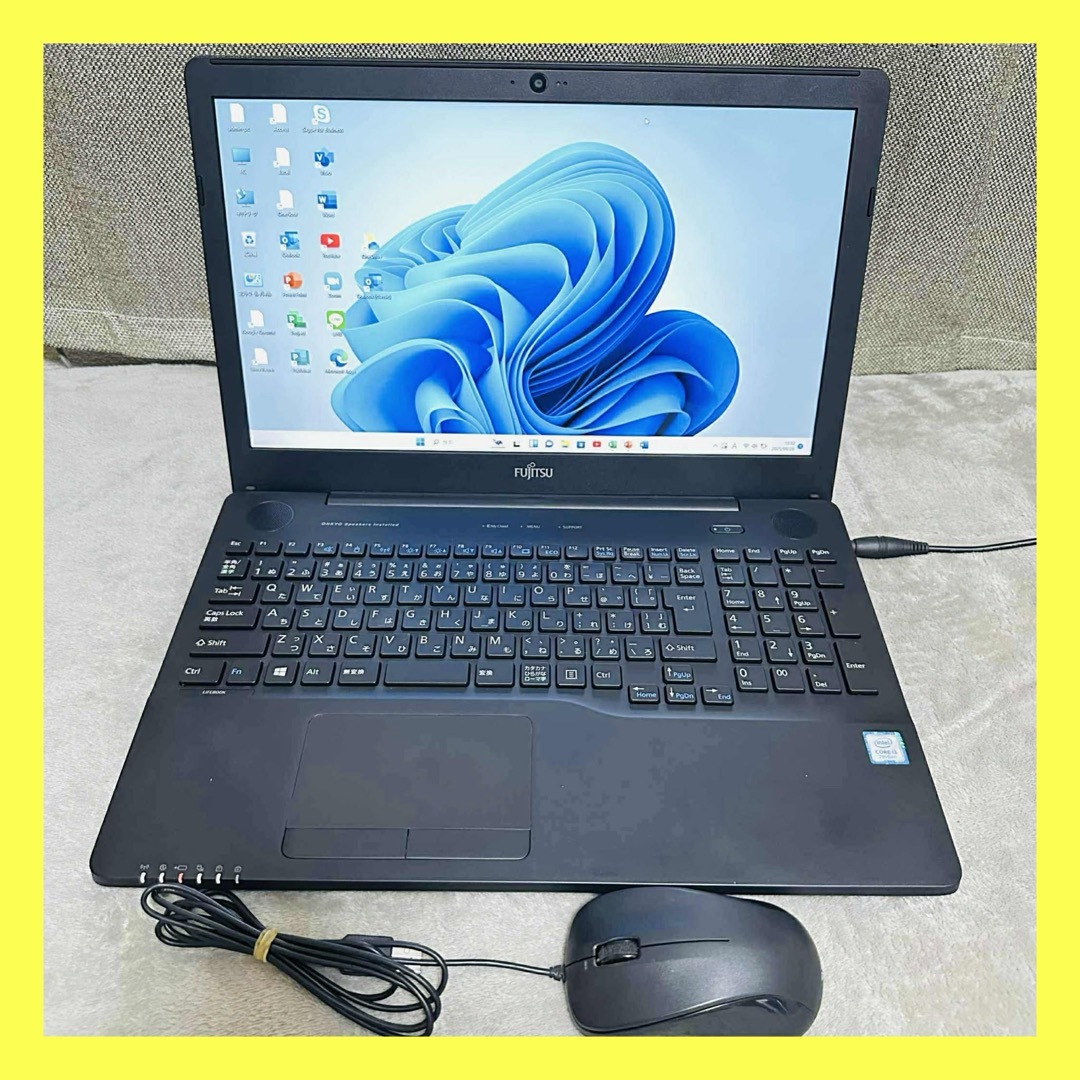 富士通 - S121 FujitsuノートパソコンWEBカメラSSD第7世代Window11の