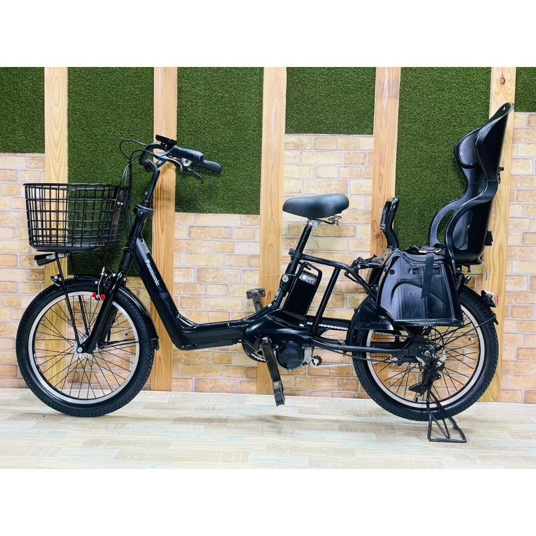 Panasonic - マット系ブラック 王様 ギュットアニーズ子供乗せ電動