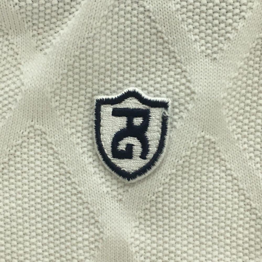 PEARLY GATES - パーリーゲイツ セーター 白×黒 袖ロゴ ニット