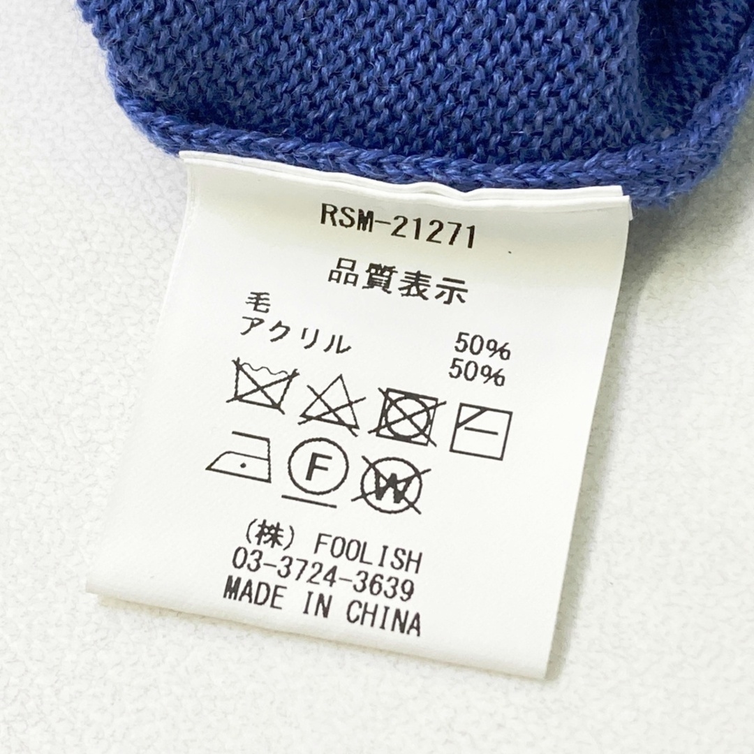 サイズ：S ROUGH&SWELL ラフアンドスウェル RSM-21271 ウール混 V