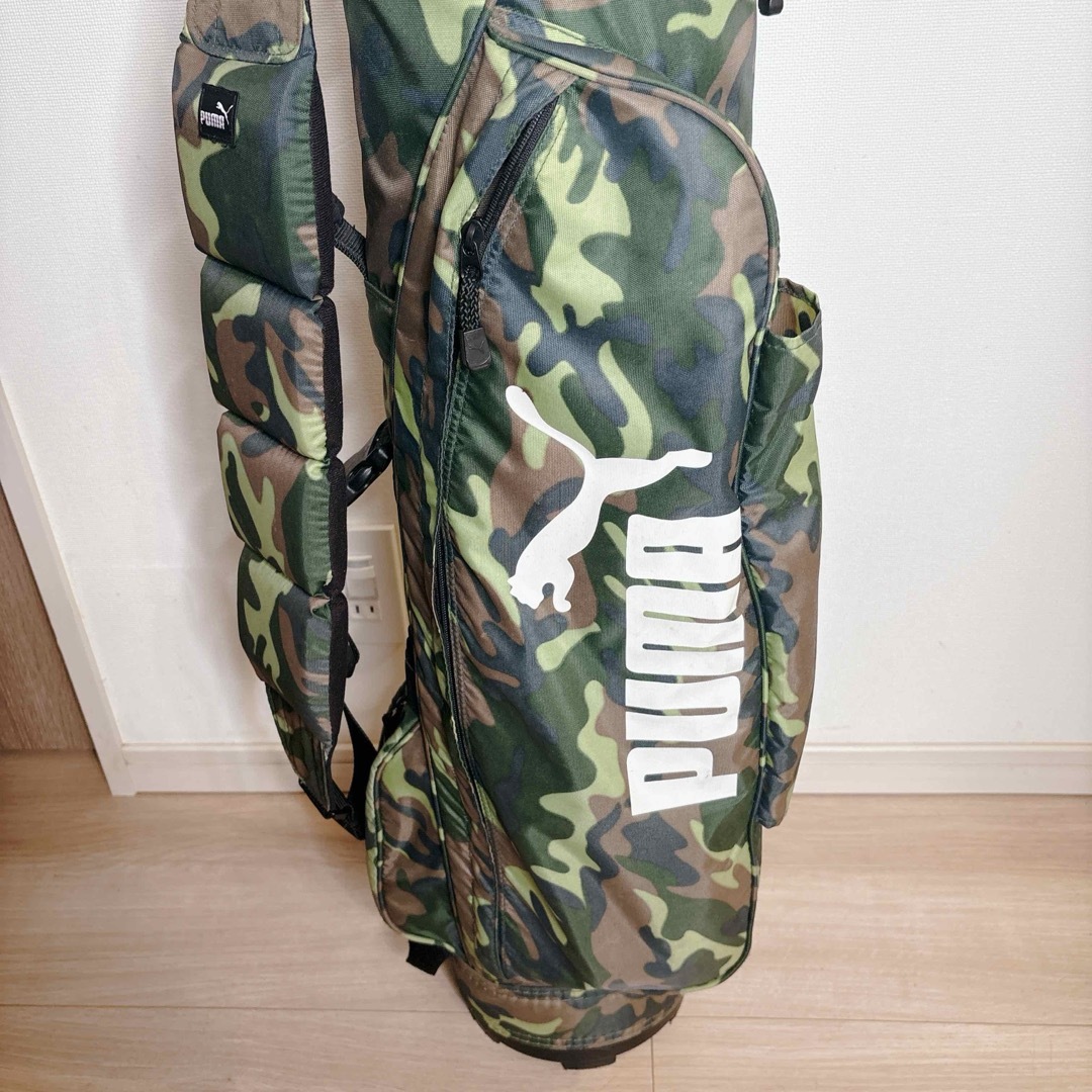 PUMA - 良品PUMA プーマ キャディバッグ 人気の迷彩 カモフラ柄 ゴルフ