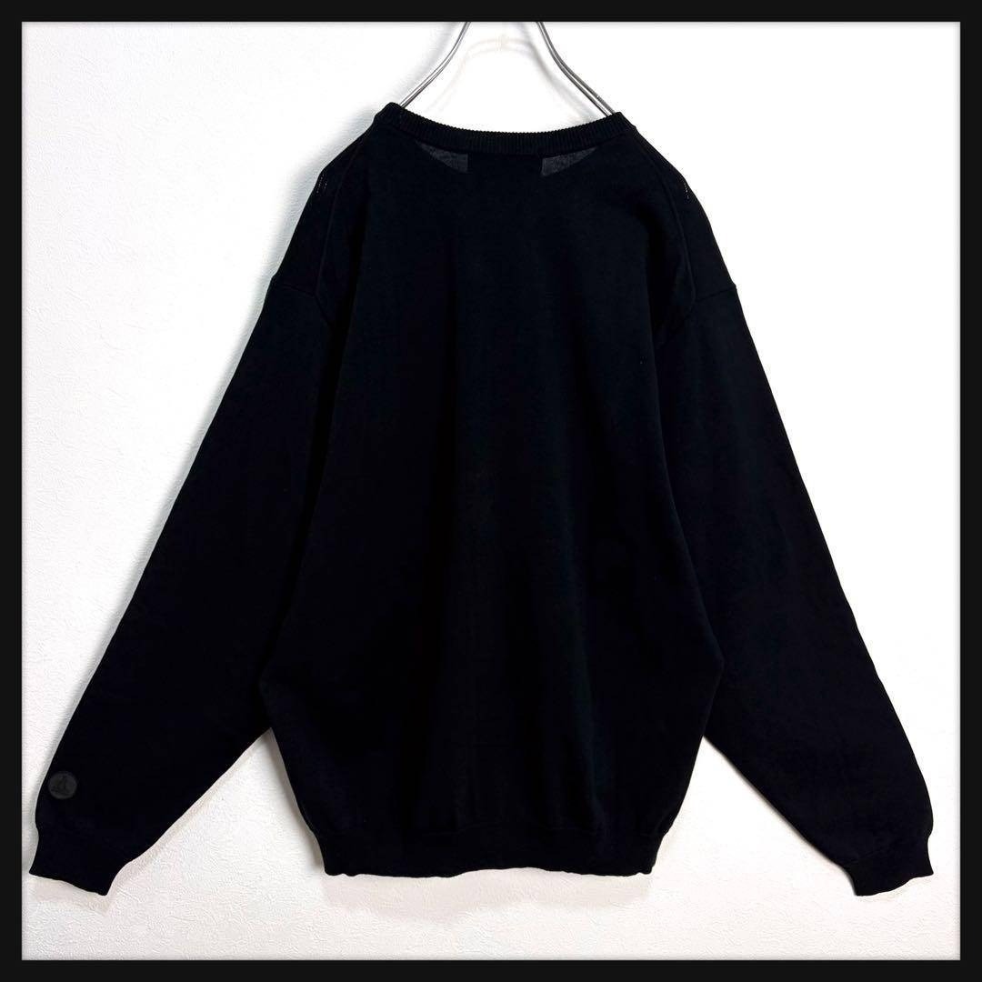 FR2 - 【美品】FR2ゴルフ セーター 刺繍ロゴ コットンニット メンズL