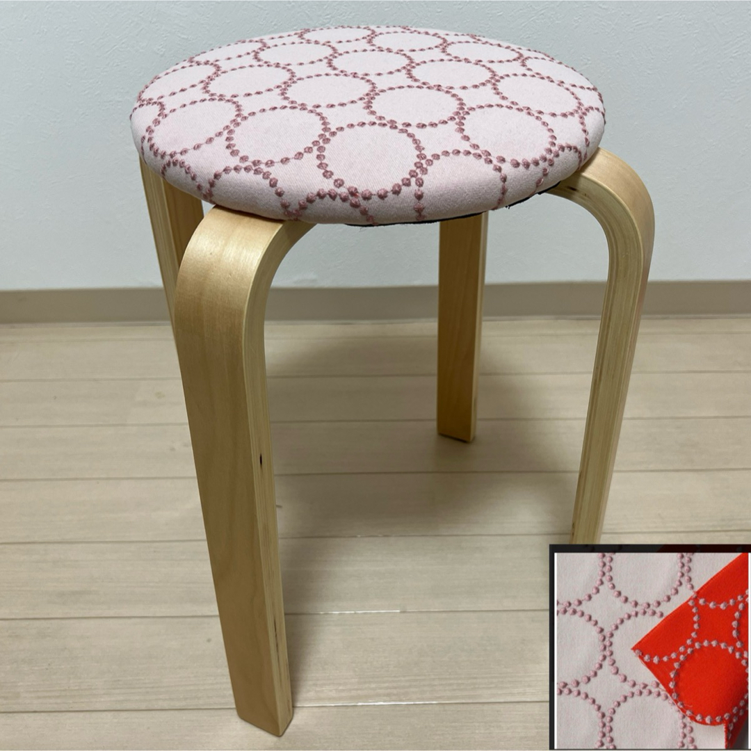 mina perhonen - ミナペルホネン スツール タンバリン 丸椅子 【ピンク