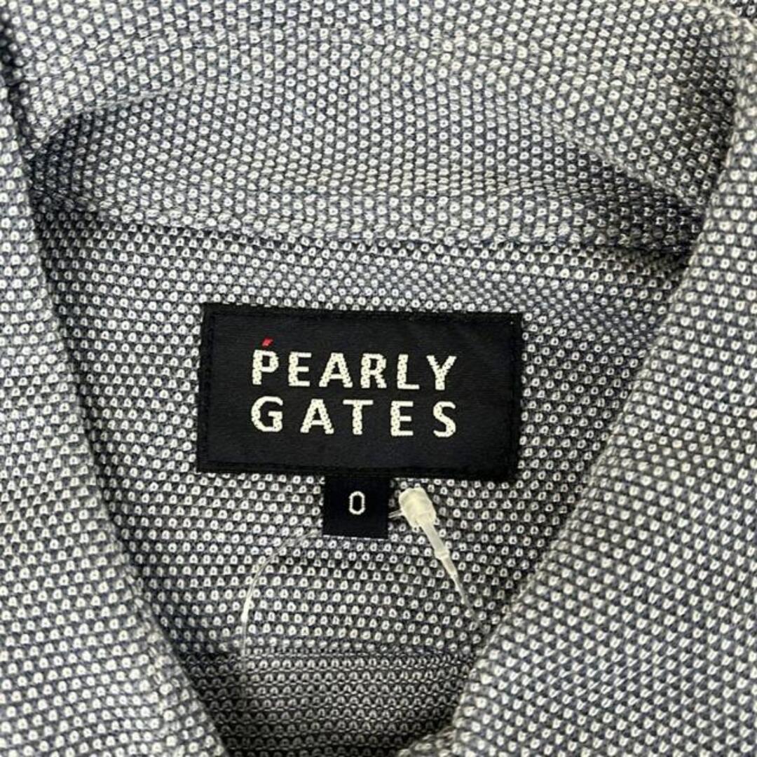 PEARLY GATES - PEARLY GATES(パーリーゲイツ) 七分袖シャツブラウス