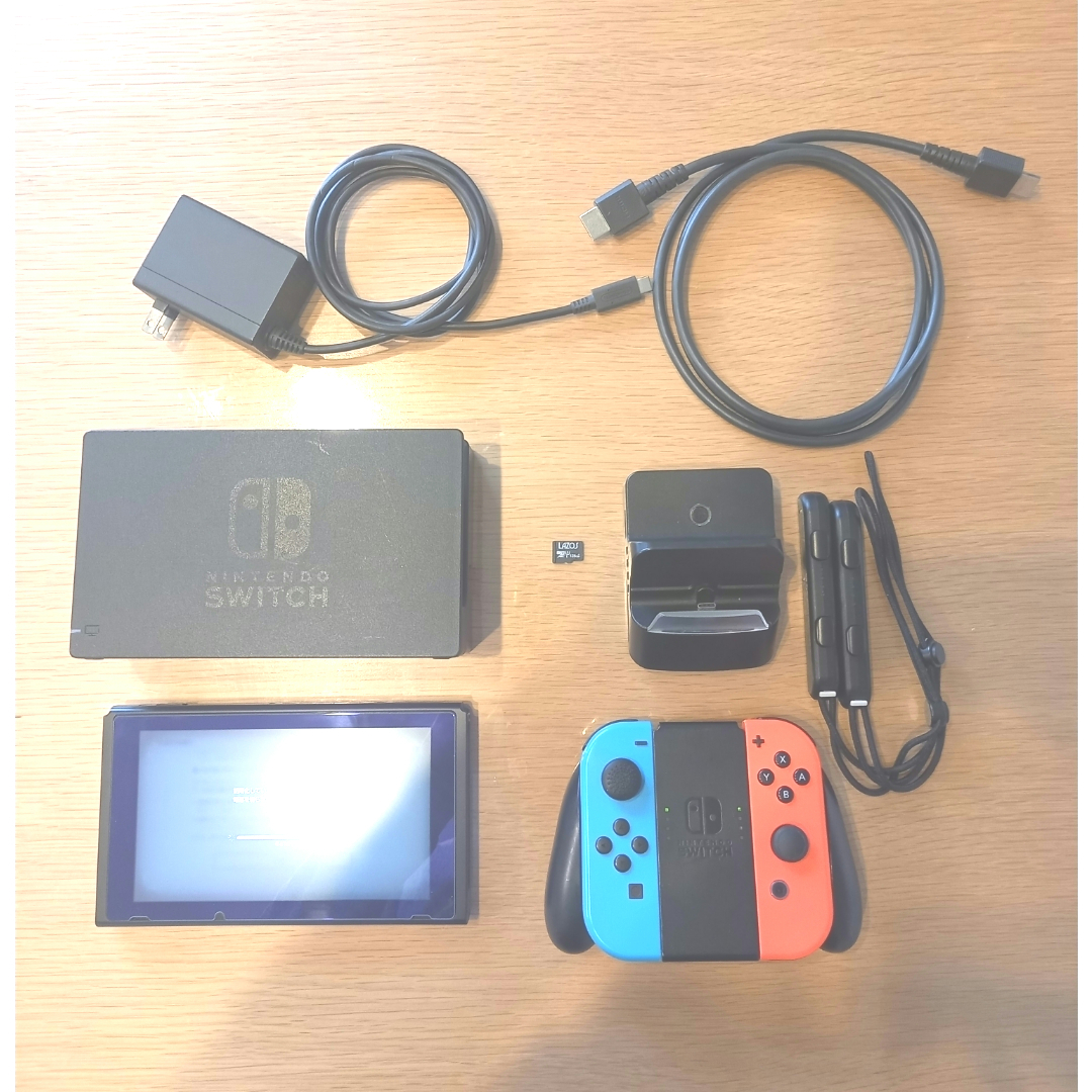 Nintendo Switch - 訳あり Nintendo Switch 本体 青/赤 Joy-Con 付属品