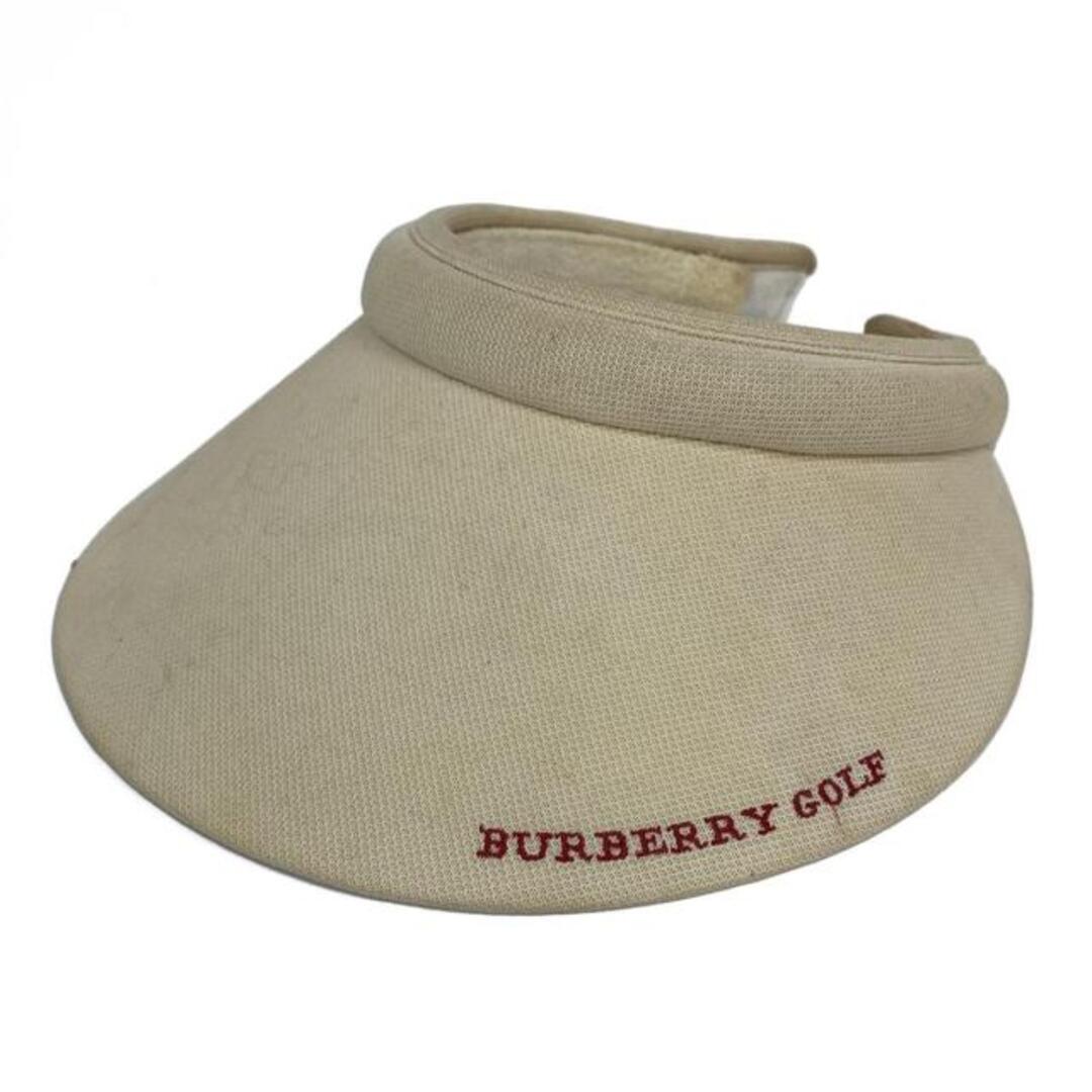 BURBERRYGOLF(バーバリーゴルフ) サンバイザー 56〜59cm - ベージュ