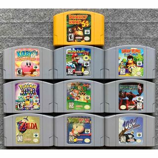 NINTENDO 64 - ☆ニンテンドー64☆マリオ関連ソフト カセット8本セット