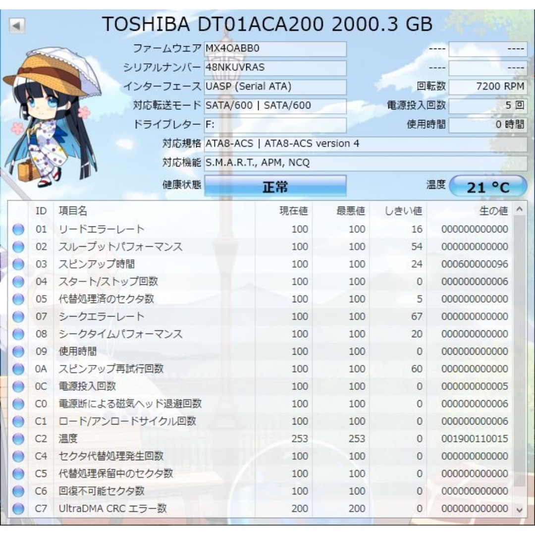 東芝 - DIGA 2TB増量修理交換用HDD DMR-XP,XW,BR,BW各品番用の通販 by