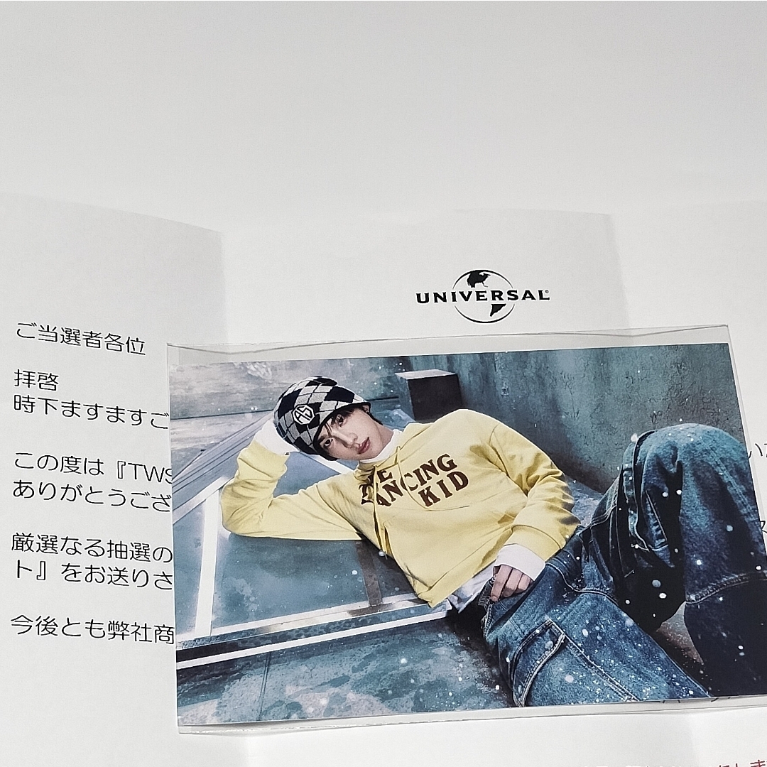 TWS OVERDRIVE ポストカード シニュ LINE MUSIC 当選の通販 by