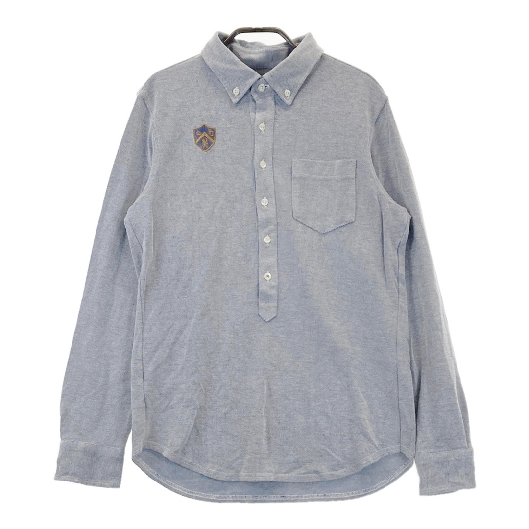 サイズ：4 PEARLY GATES パーリーゲイツ 長袖ポロシャツ ネイビー系