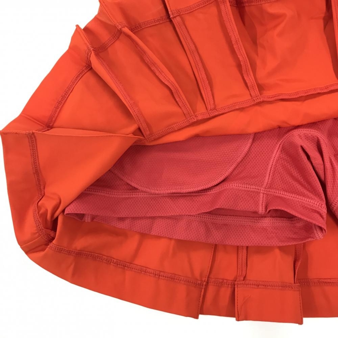 MARK&LONA - マークアンドロナ ストレッチスカート レッド×白 裾