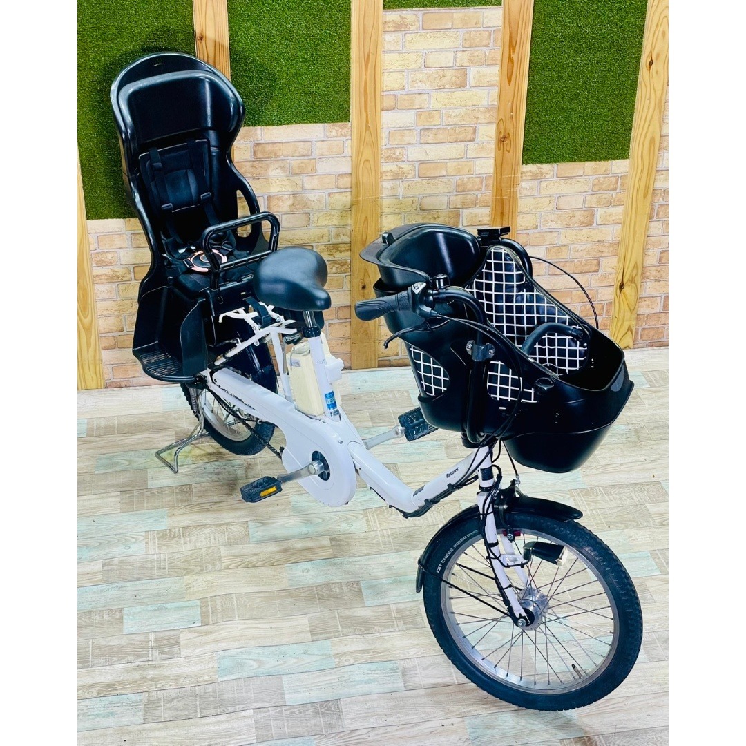 Panasonic - ホワイト系 大容量 パナソニック 子供乗せ電動アシスト