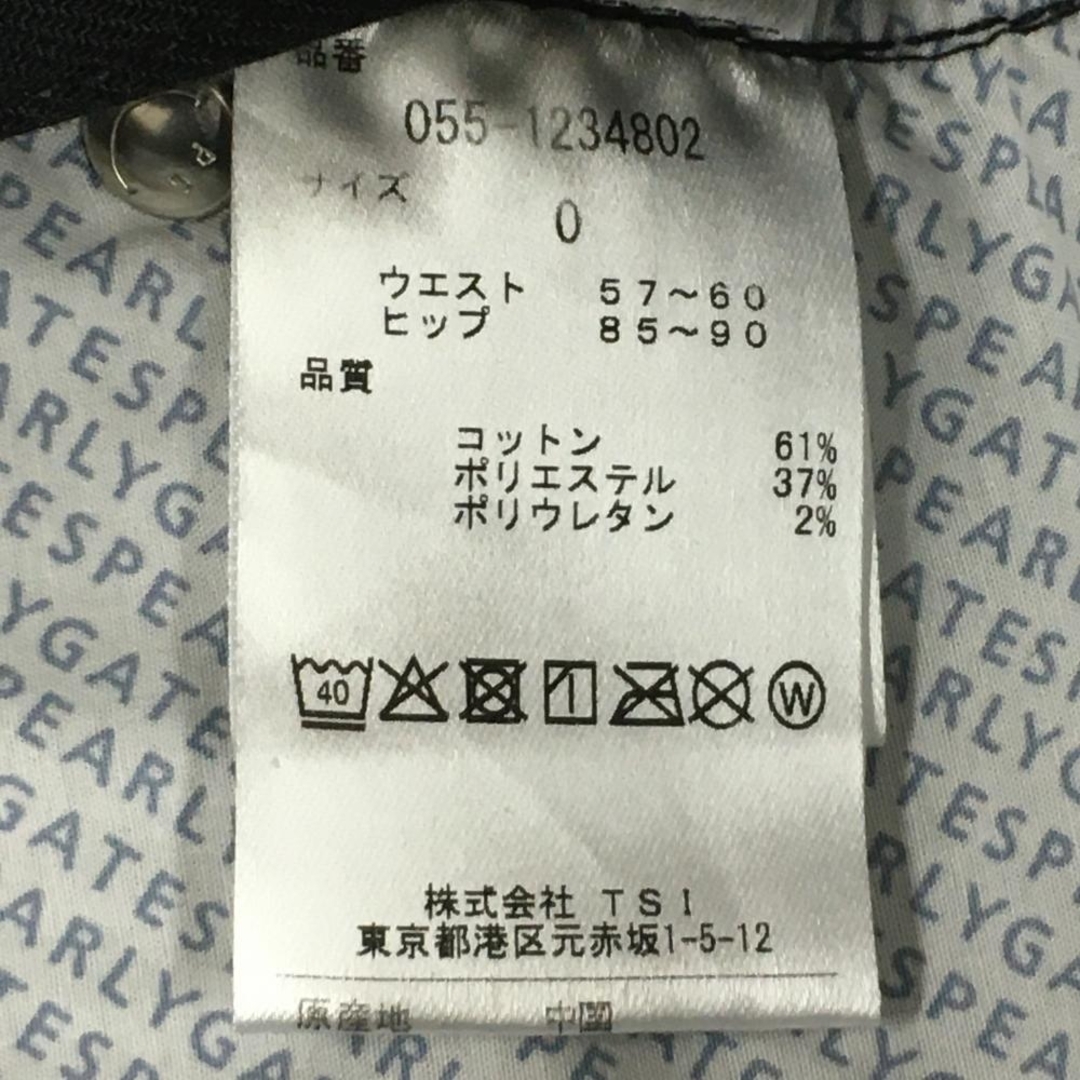 PEARLY GATES - 【超美品】パーリーゲイツ スカート 黒 ロゴ白