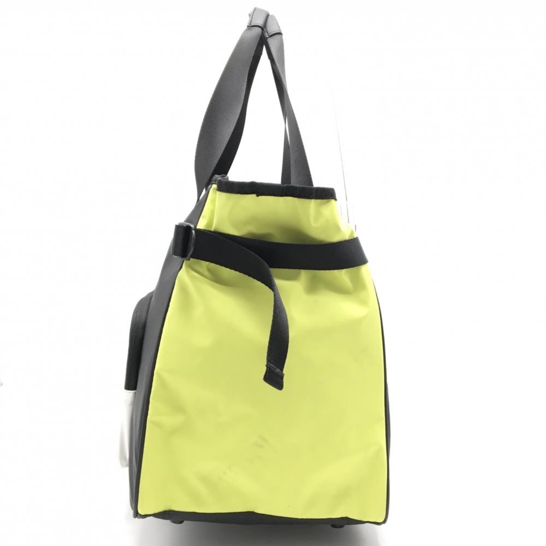 archivio - アルチビオ ロッカーバッグ 黒×白×ライトグリーン ビッグ