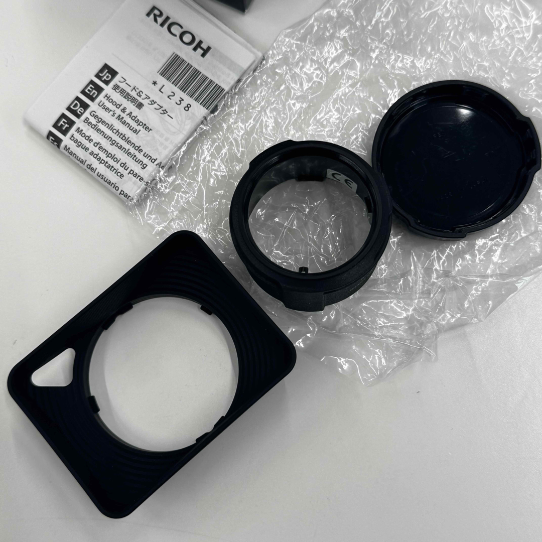 RICOH - RICOH GR DIGITAL Ⅲ Ⅳ 専用 フード&アダプター GH-2 の通販