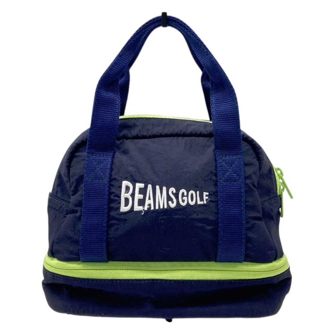 BEAMS GOLF ビームスゴルフ 二層式 カートバッグ 保冷 ネイビー系