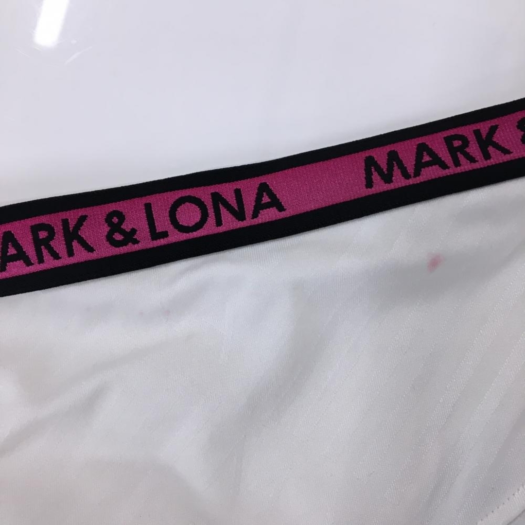 MARK&LONA - 【美品】マークアンドロナ ジャケットブルゾン 白×ピンク