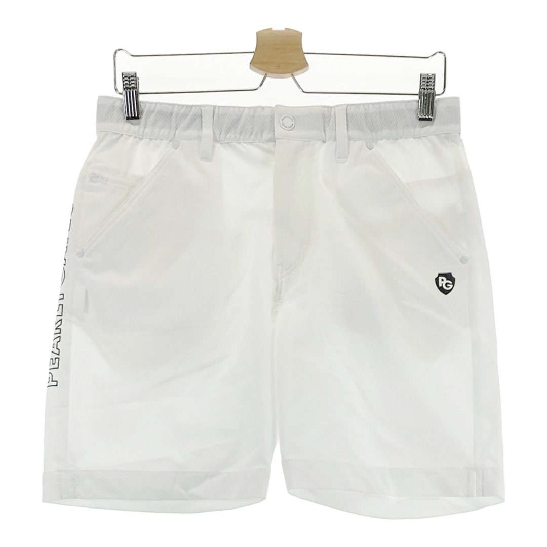 サイズ：4 PEARLY GATES パーリーゲイツ ハーフパンツ ホワイト系