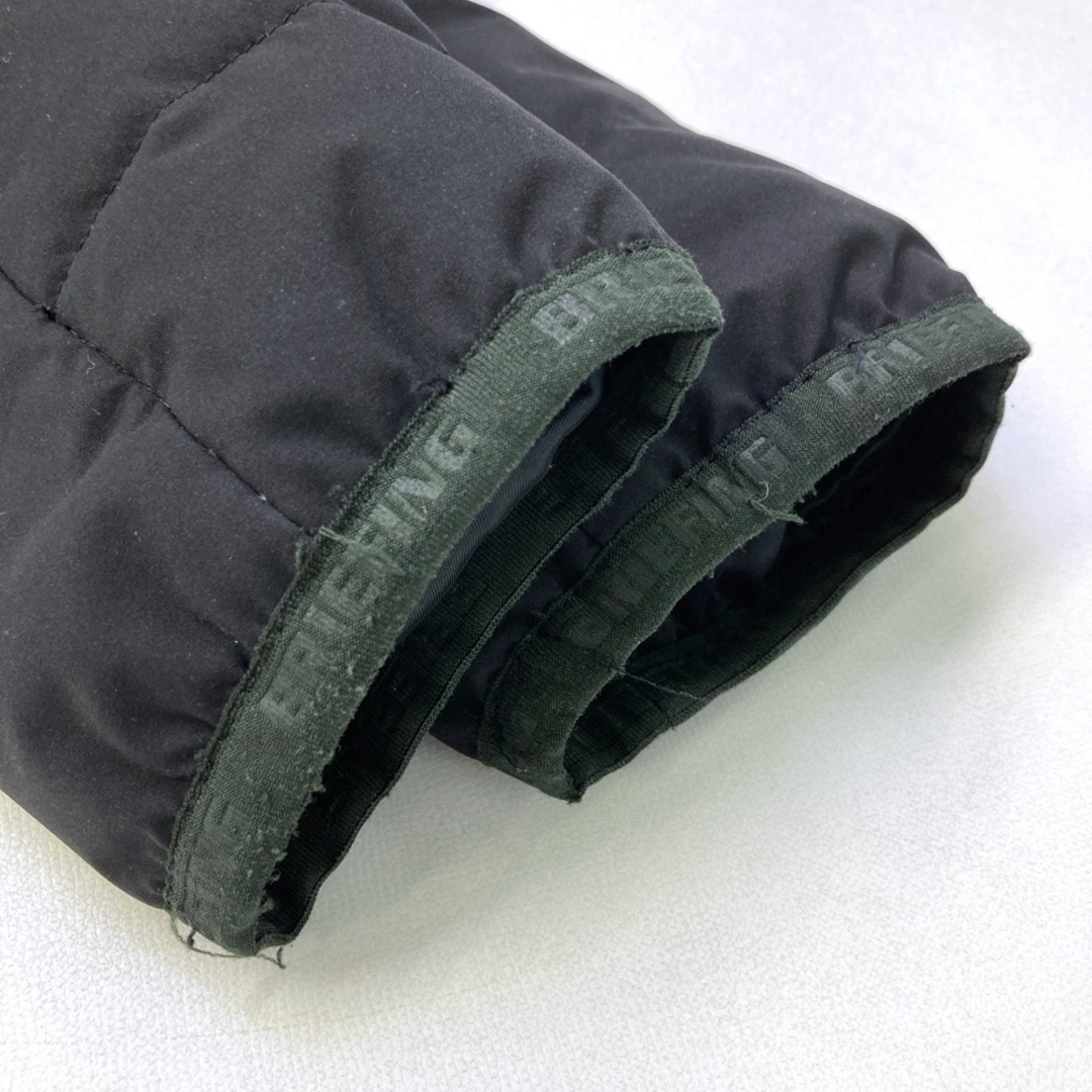 サイズ：M BRIEFING GOLF ブリーフィング 電熱 フード付 ダウン ジップ