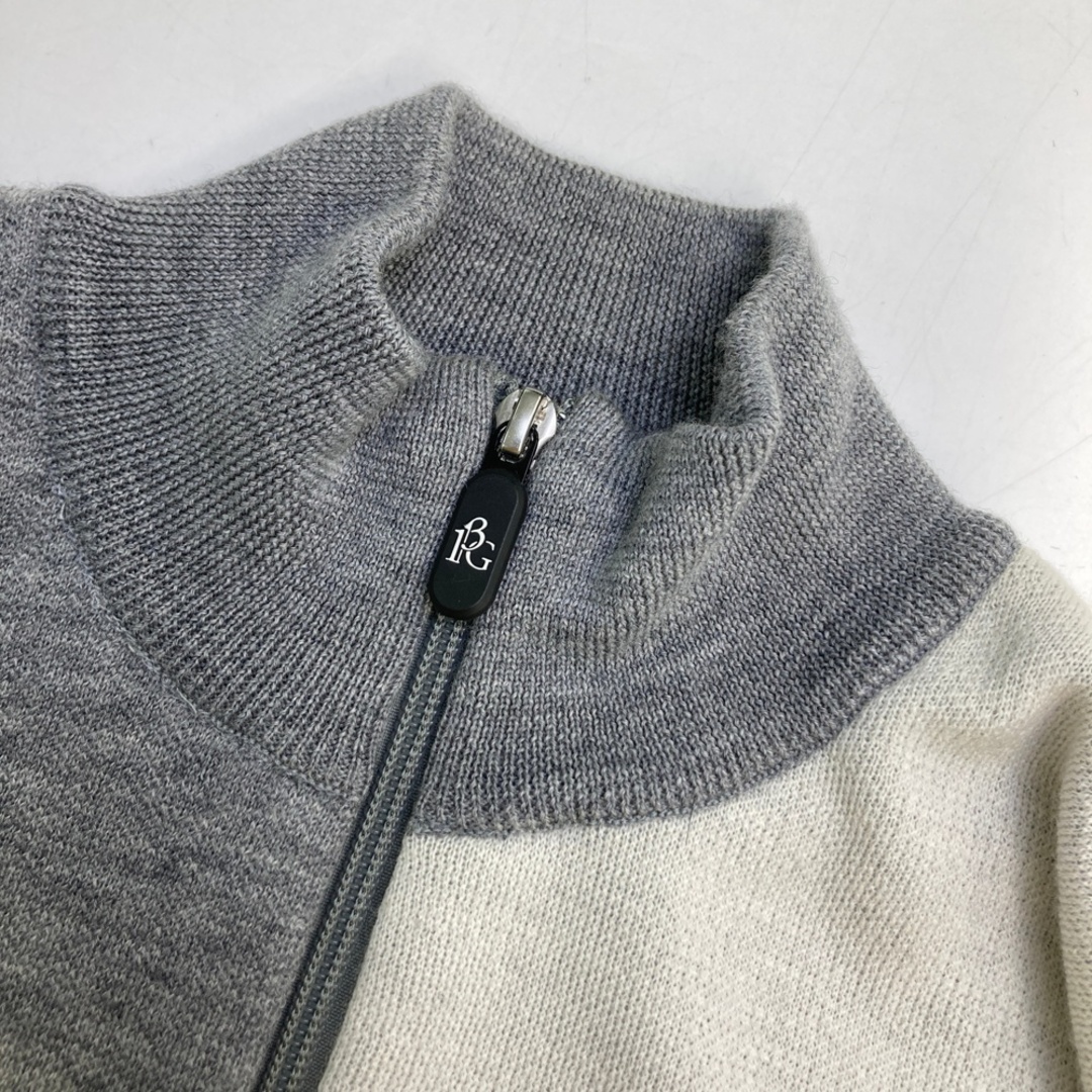 サイズ：5 1PIU1UGUALE3 GOLF ハーフジップ 長袖ニットセーター グレー