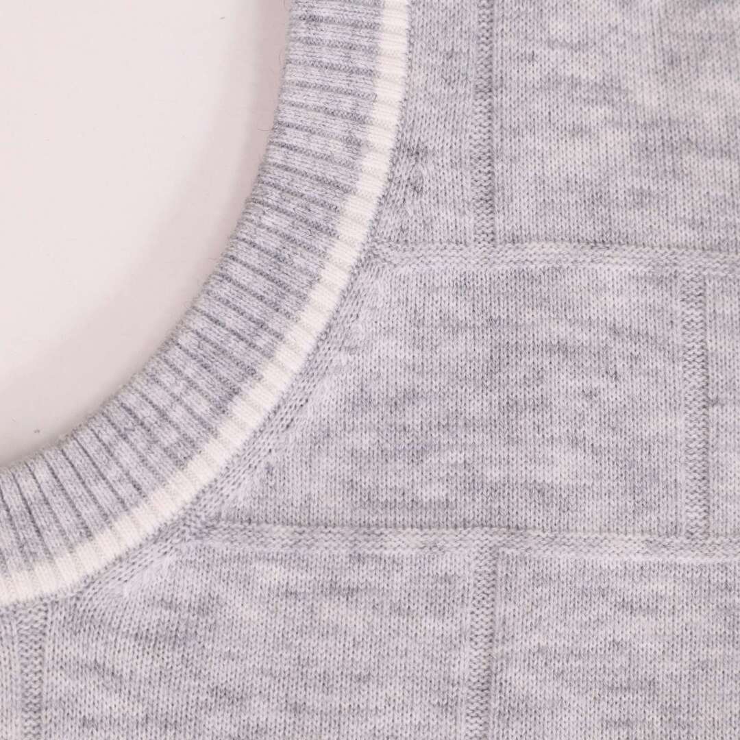 MU SPORTS ミエコウエサコ ゴルフ ウール混 ロゴ刺繍♪ Vネック ニット