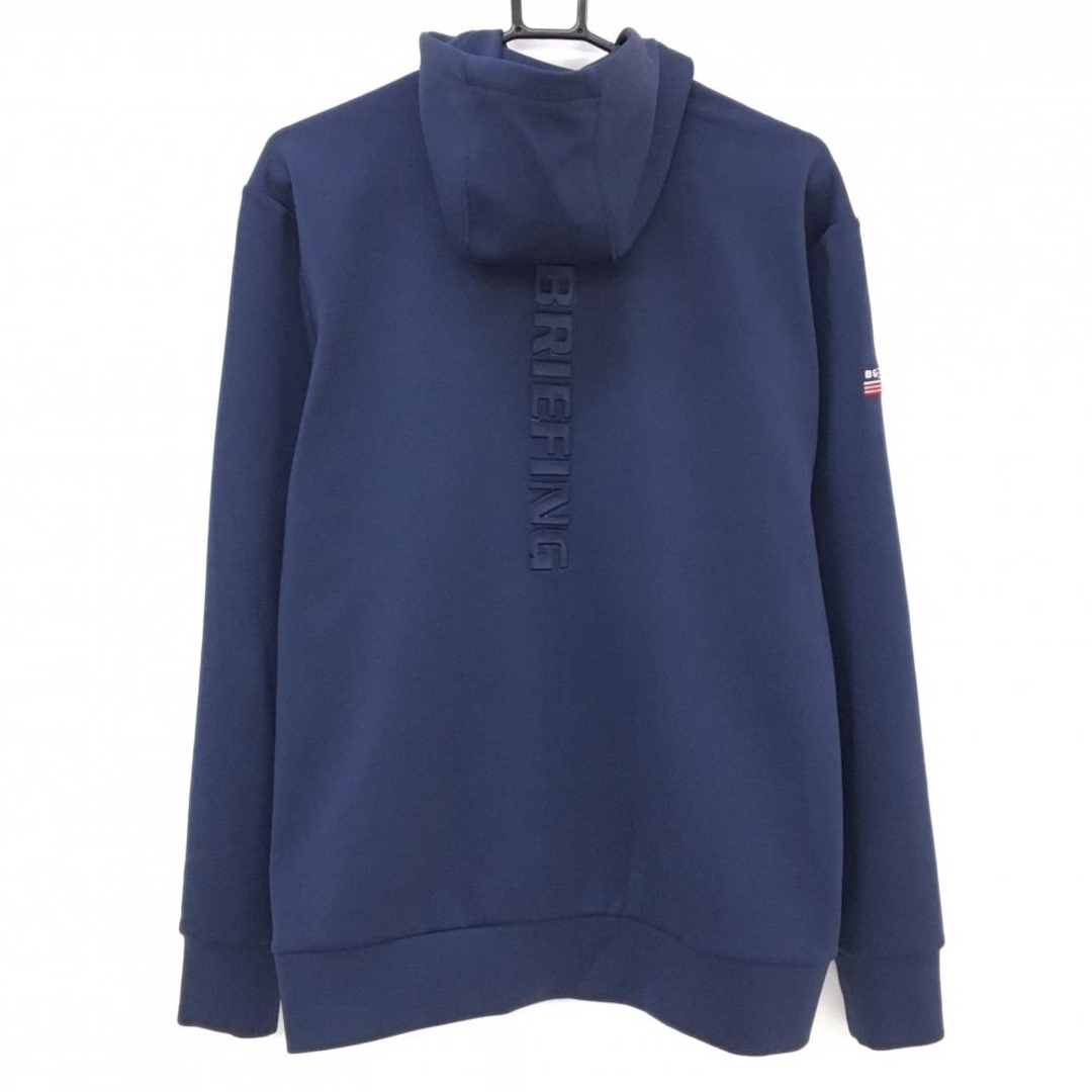 BRIEFING - 【超美品】ブリーフィング ジップパーカー ネイビー 背面