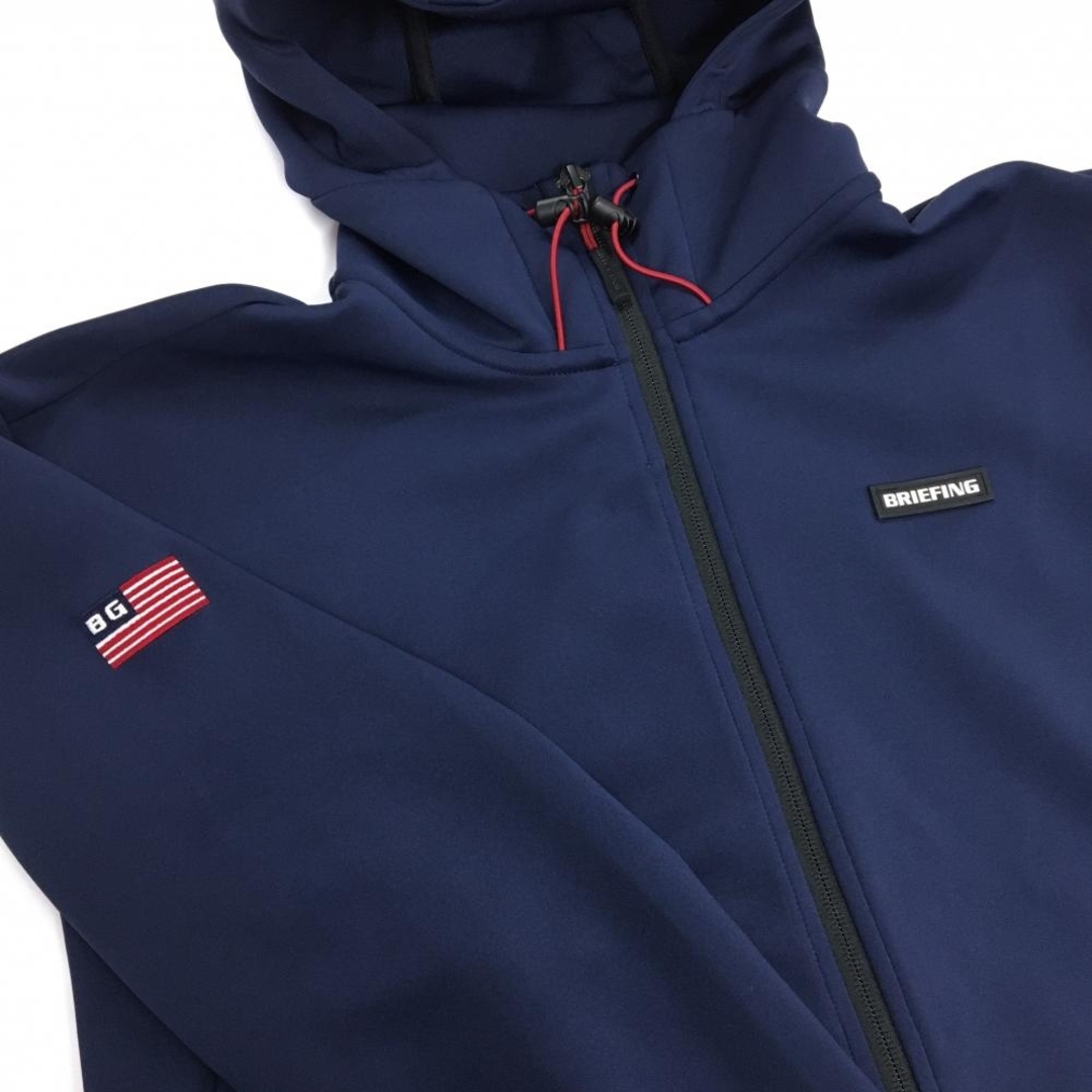 BRIEFING - 【超美品】ブリーフィング ジップパーカー ネイビー 背面