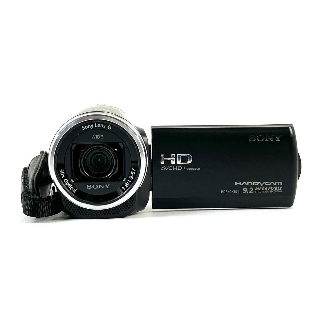 ソニー デジタルHDビデオカメラレコーダー HDR-CX675 ブラック 中古の