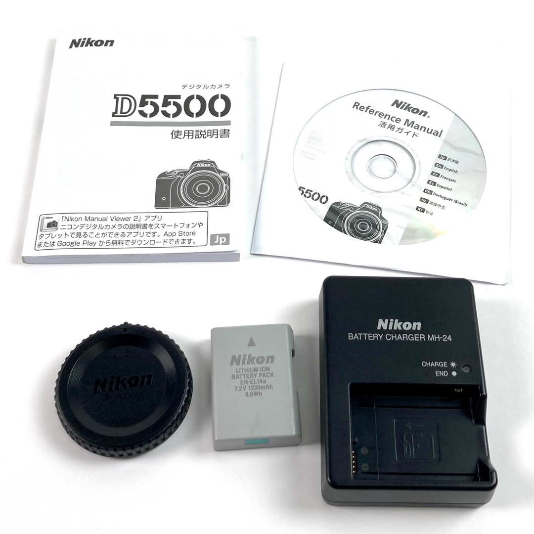 ニコン D5500 ボディ ブラック 中古の通販 by バイセル ラクマ店｜ラクマ