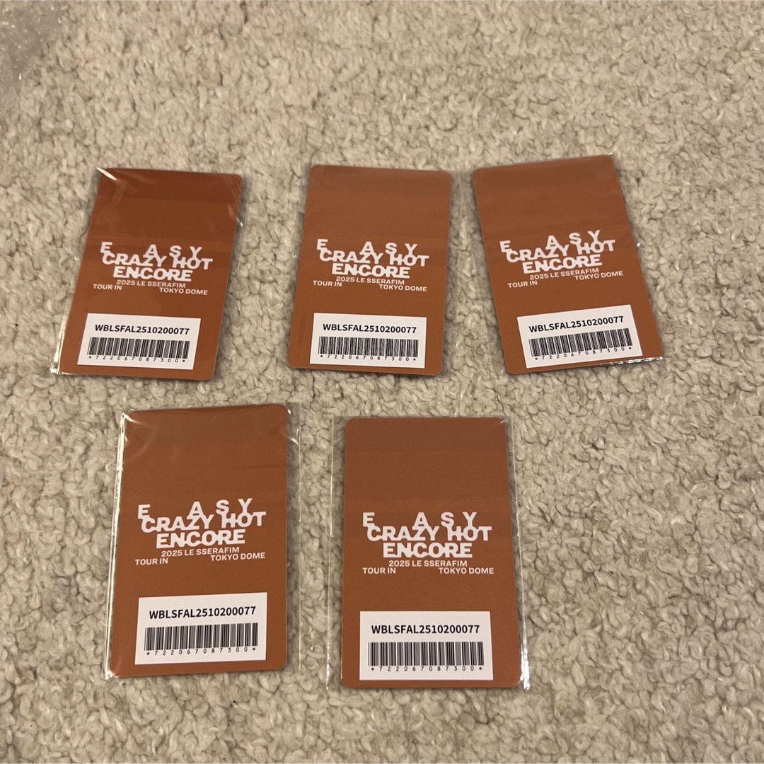 LE SSERAFIM - LESSERAFIM トレカ 2025 TOKYO DOMEの通販 by ぱんだ's