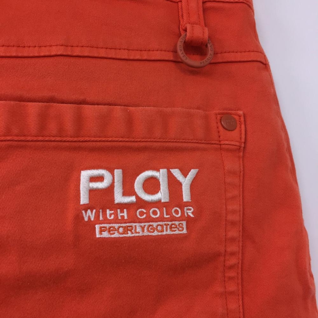 PEARLY GATES - PEARLY GATES パーリーゲイツ ミニスカート オレンジ