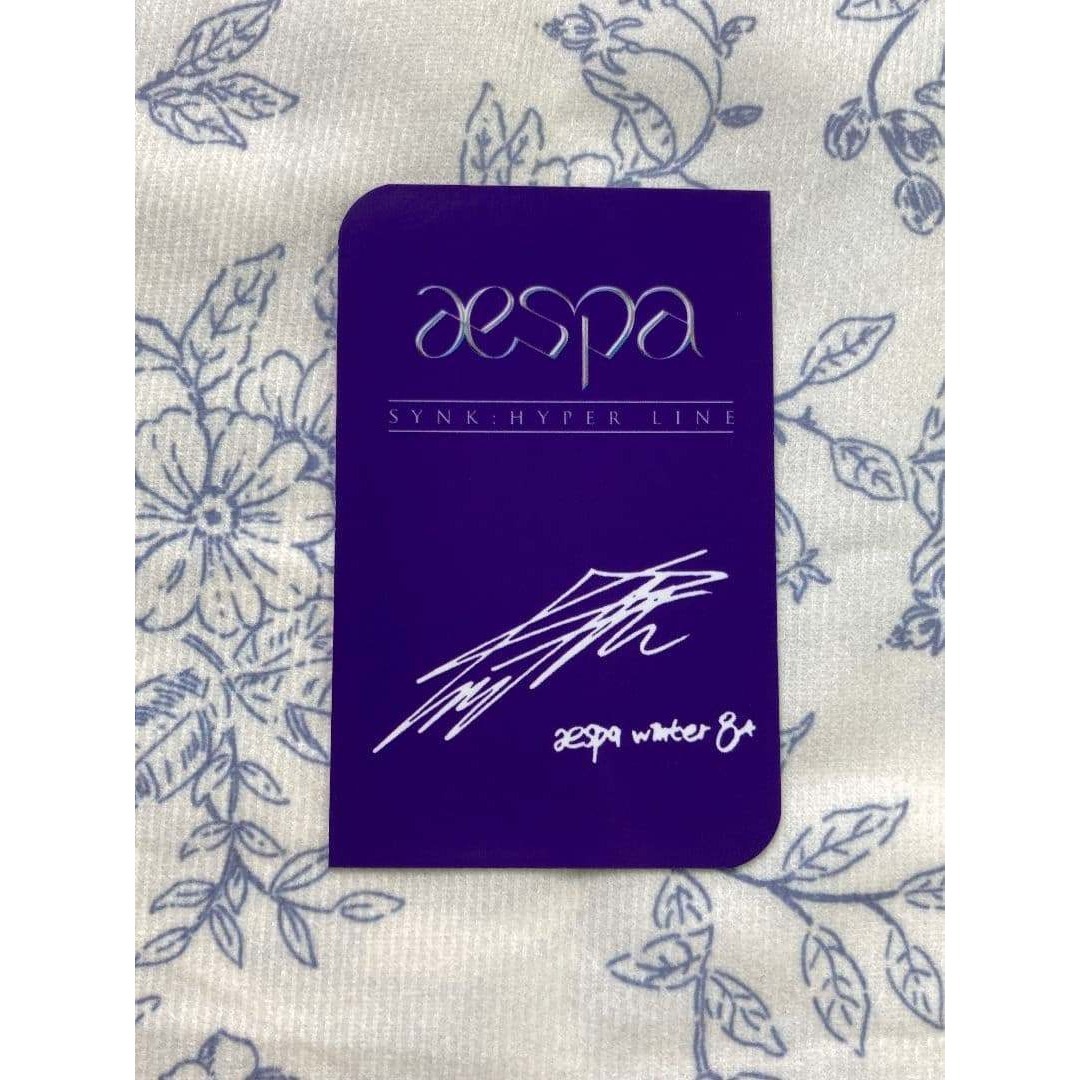 aespa liiv next ウィンター 限定 全世界で 150枚 トレカの通販 by