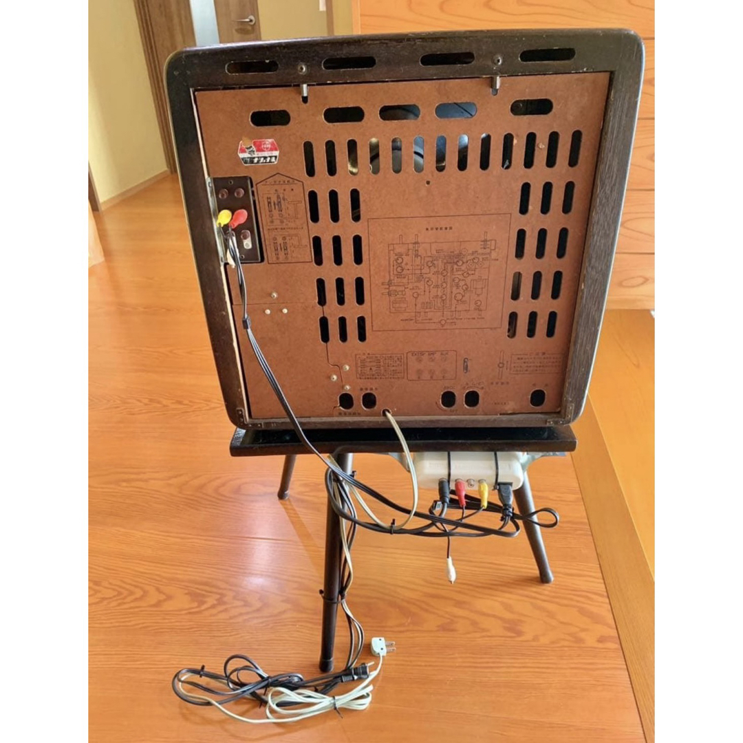 Panasonic - 整備済み(地デジ対応) ナショナル ブラウン管テレビ 白黒