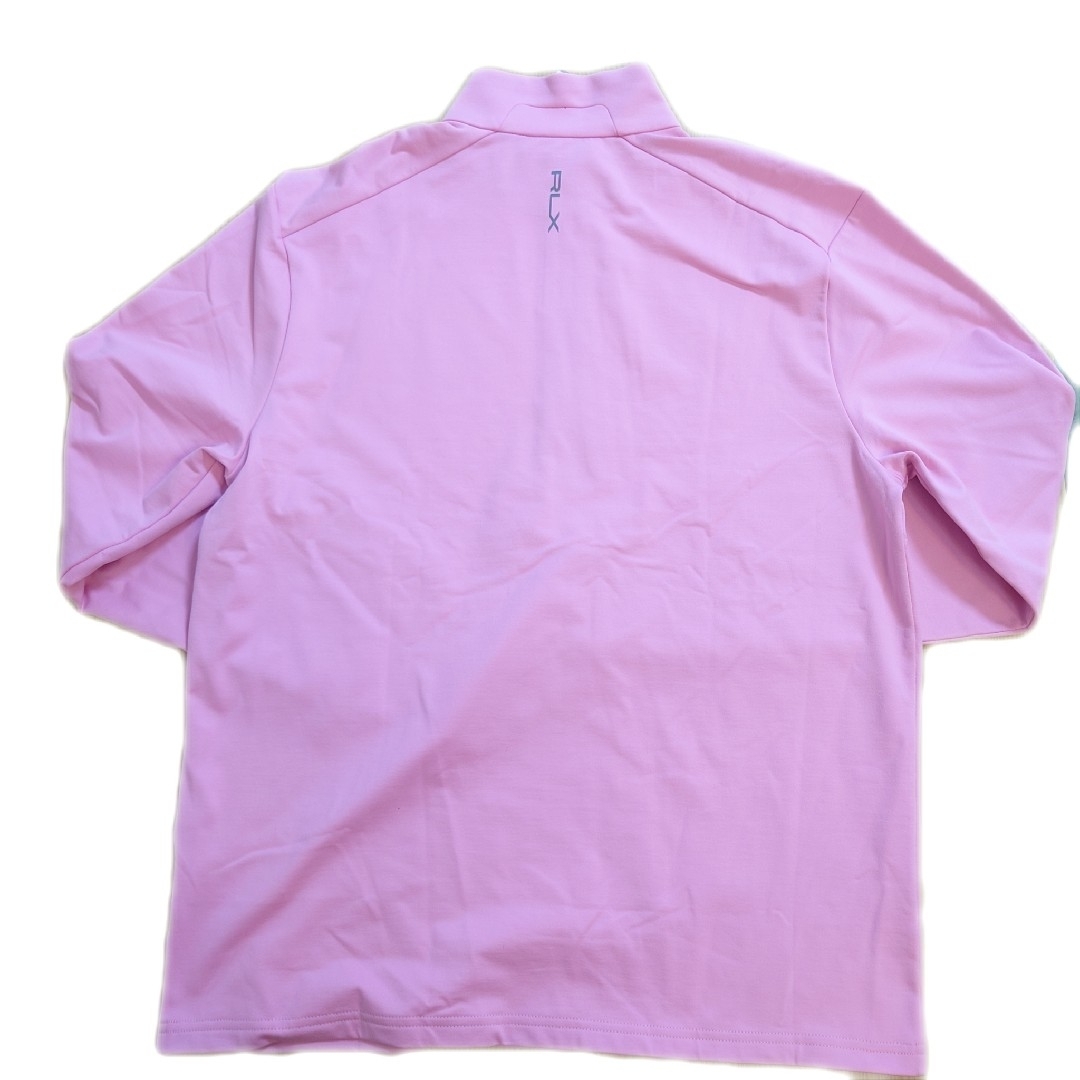 ポロ ラルフローレン RLX クォータージップ プルオーバー 桃 定価25300