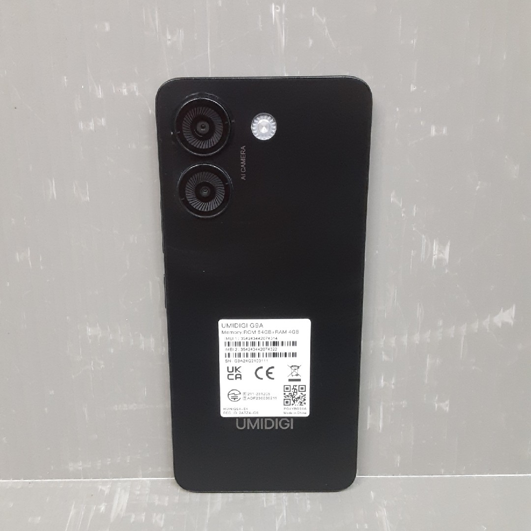 UMIDIGI G9A 4/64GB SIMフリースマホ ブラック