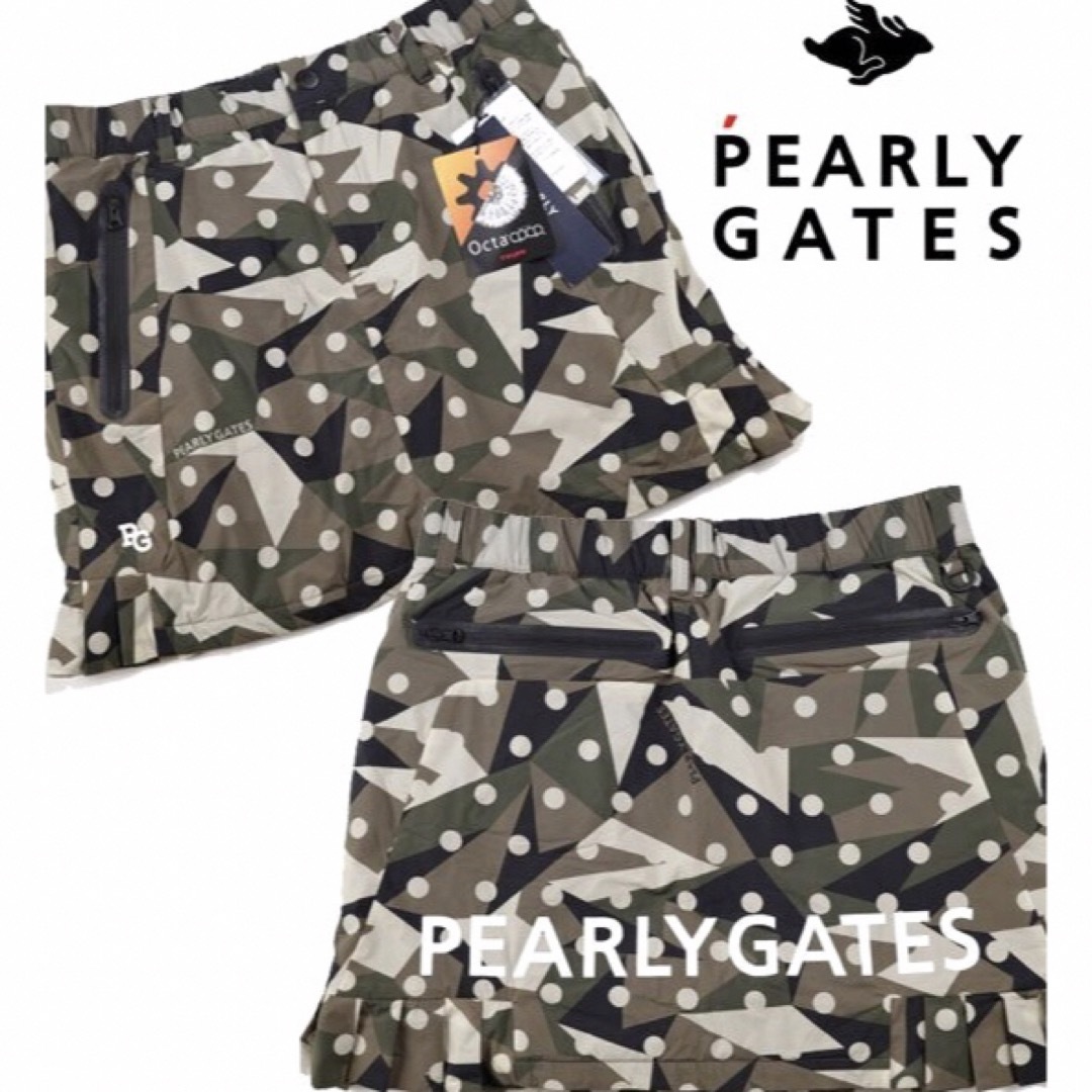 PEARLY GATES - 【PEARLY GATES】秋冬 中綿裏地 裾プリーツストレッチ