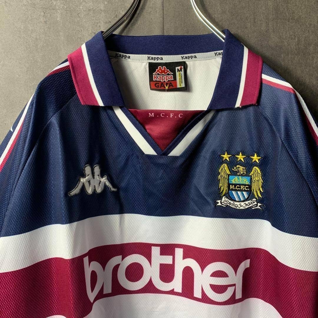 ☆マンチェスターシティ】 カッパ サッカー レトロ ユニフォーム 97年 希少