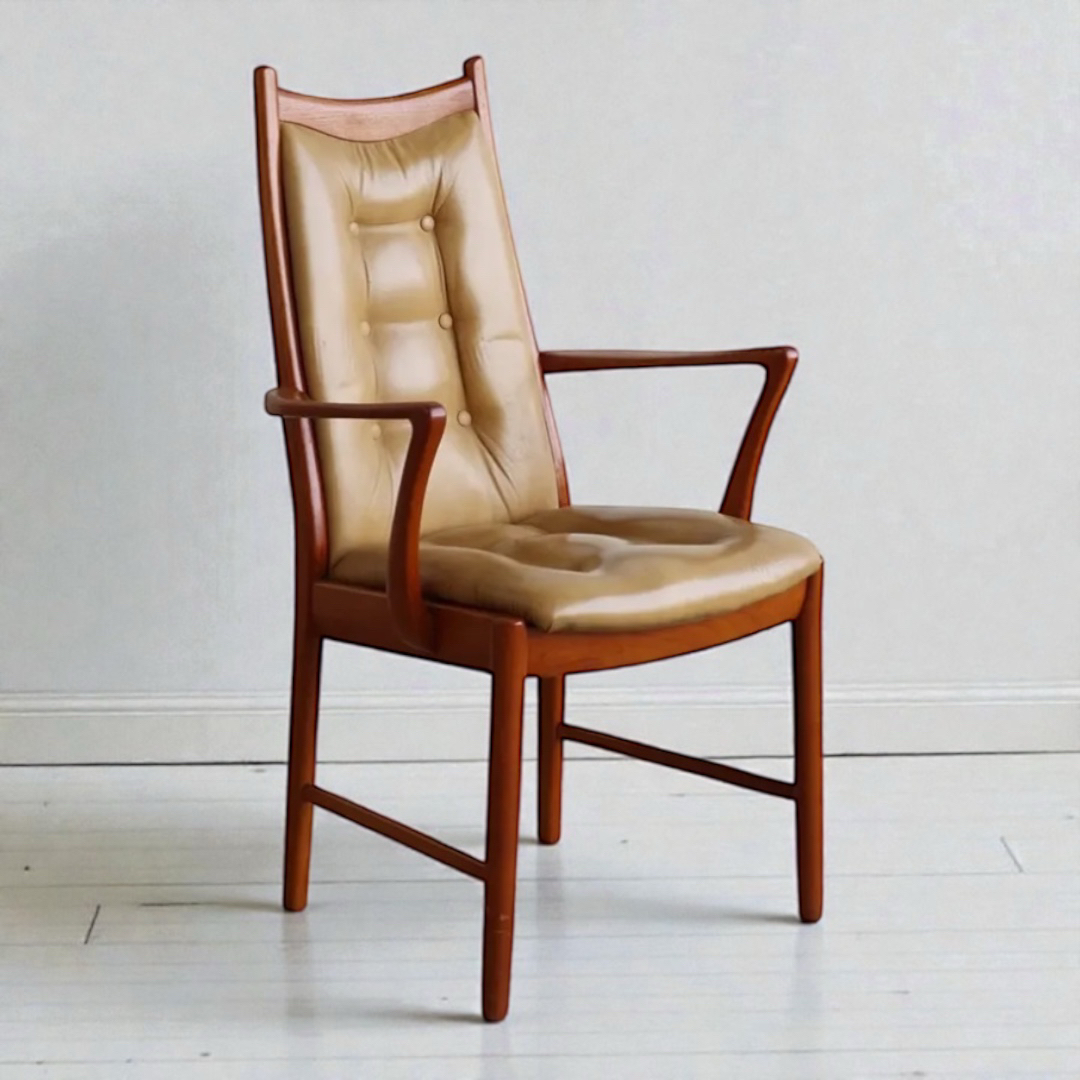 A.H. McIntosh 英国ヴィンテージ アームチェア｜チーク材 1脚の通販 by