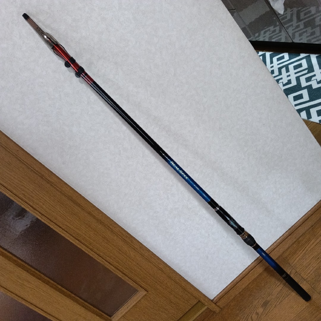 がまかつ 海上釣堀ロッド リアルスペック H400 超美品 カセ イカダ 磯 等