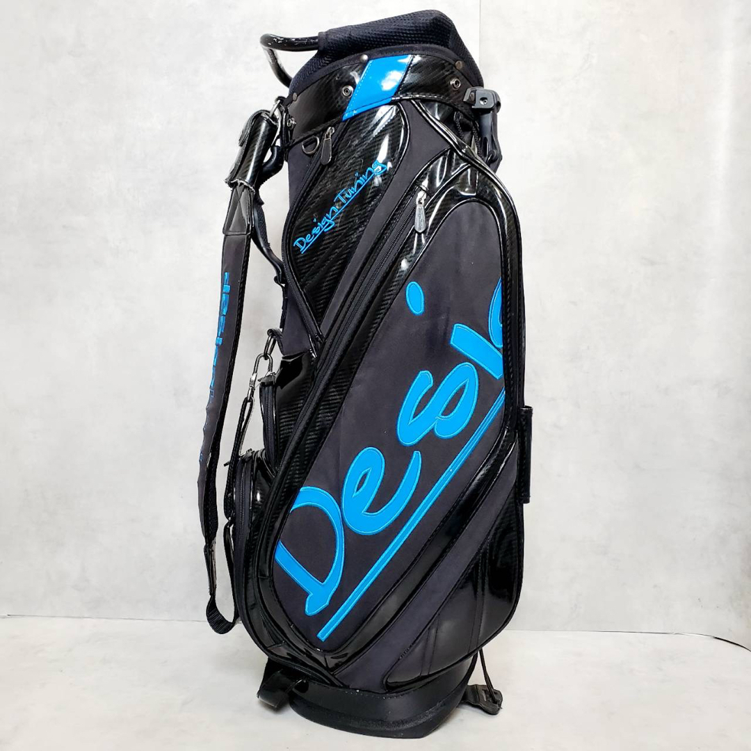 フード未使用】デザインチューニング スタンド式 キャディバッグ