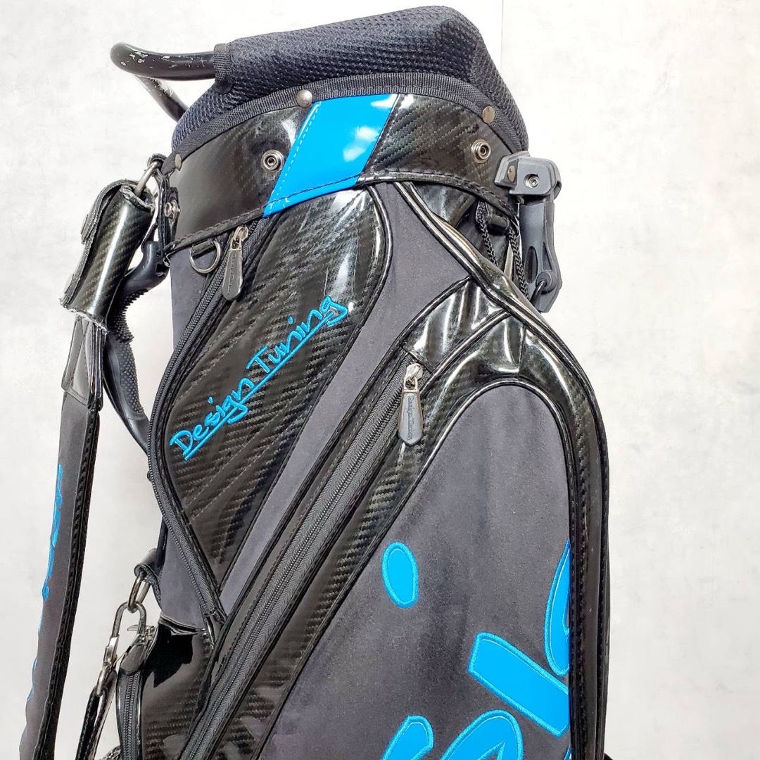 フード未使用】デザインチューニング スタンド式 キャディバッグ