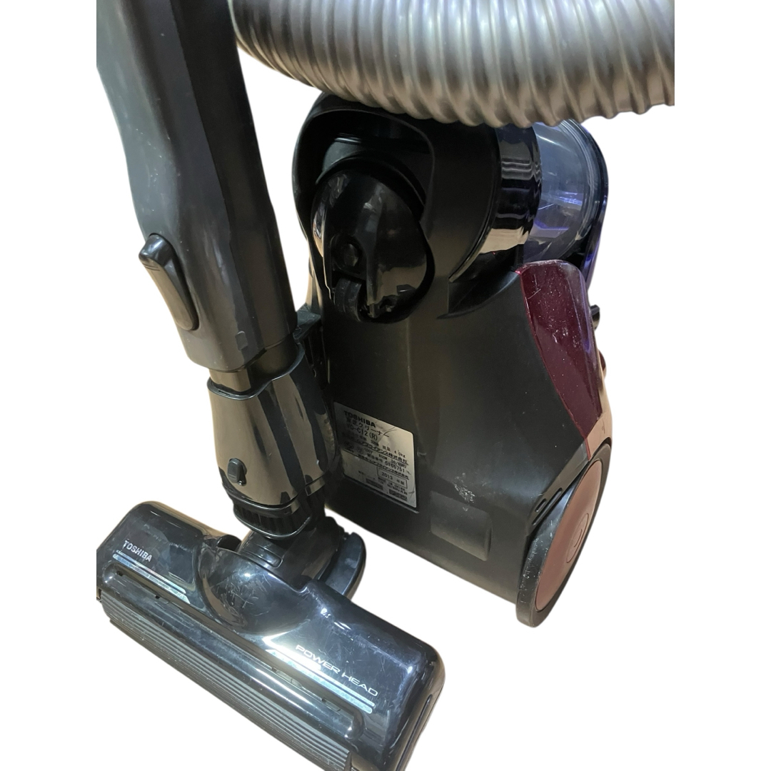 TOSHIBA 東芝 サイクロン掃除機VC-C12 (R) 13年製 保証付きの通販 by